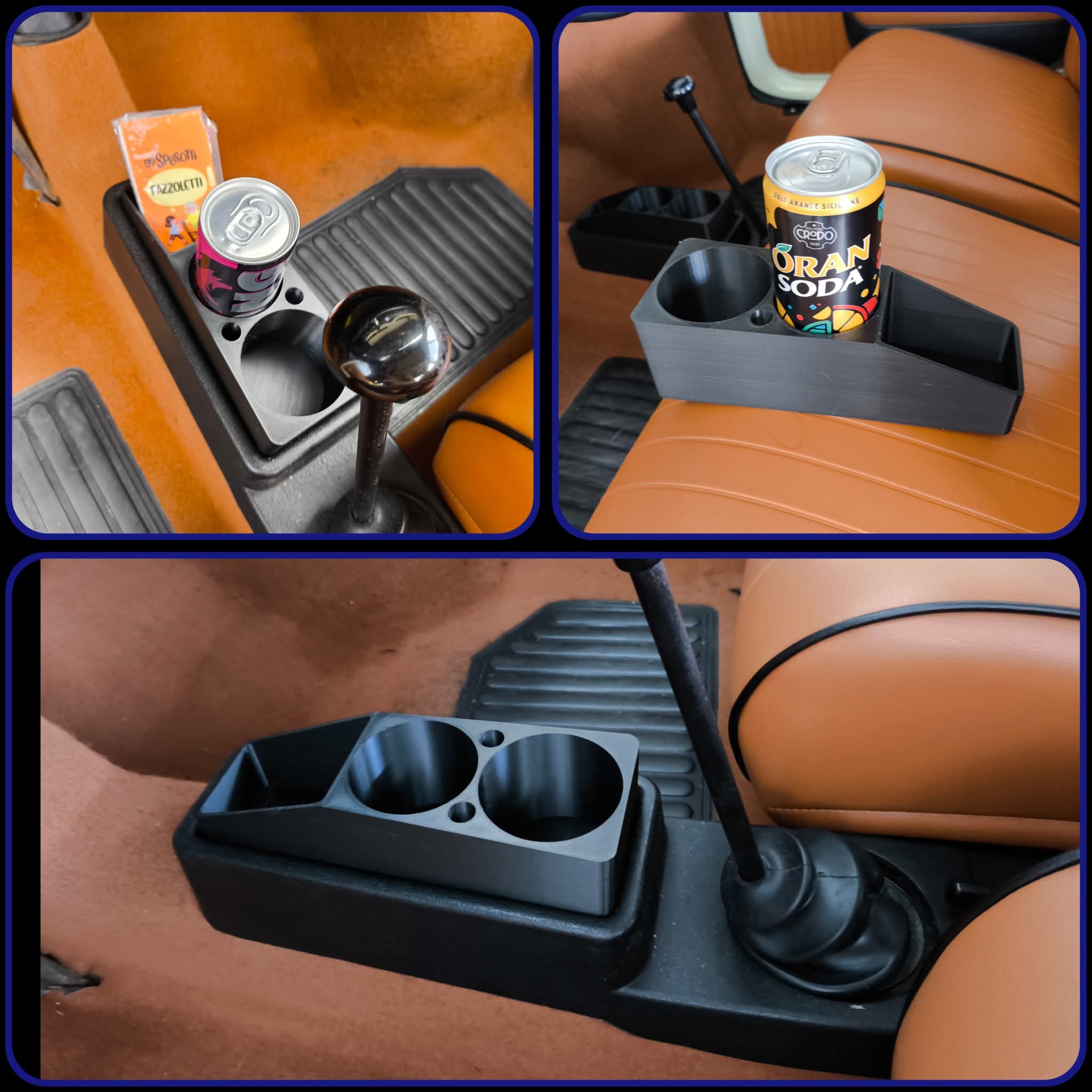 Uchwyt na Kubki i Drobiazgi Fiat 500 126 126p