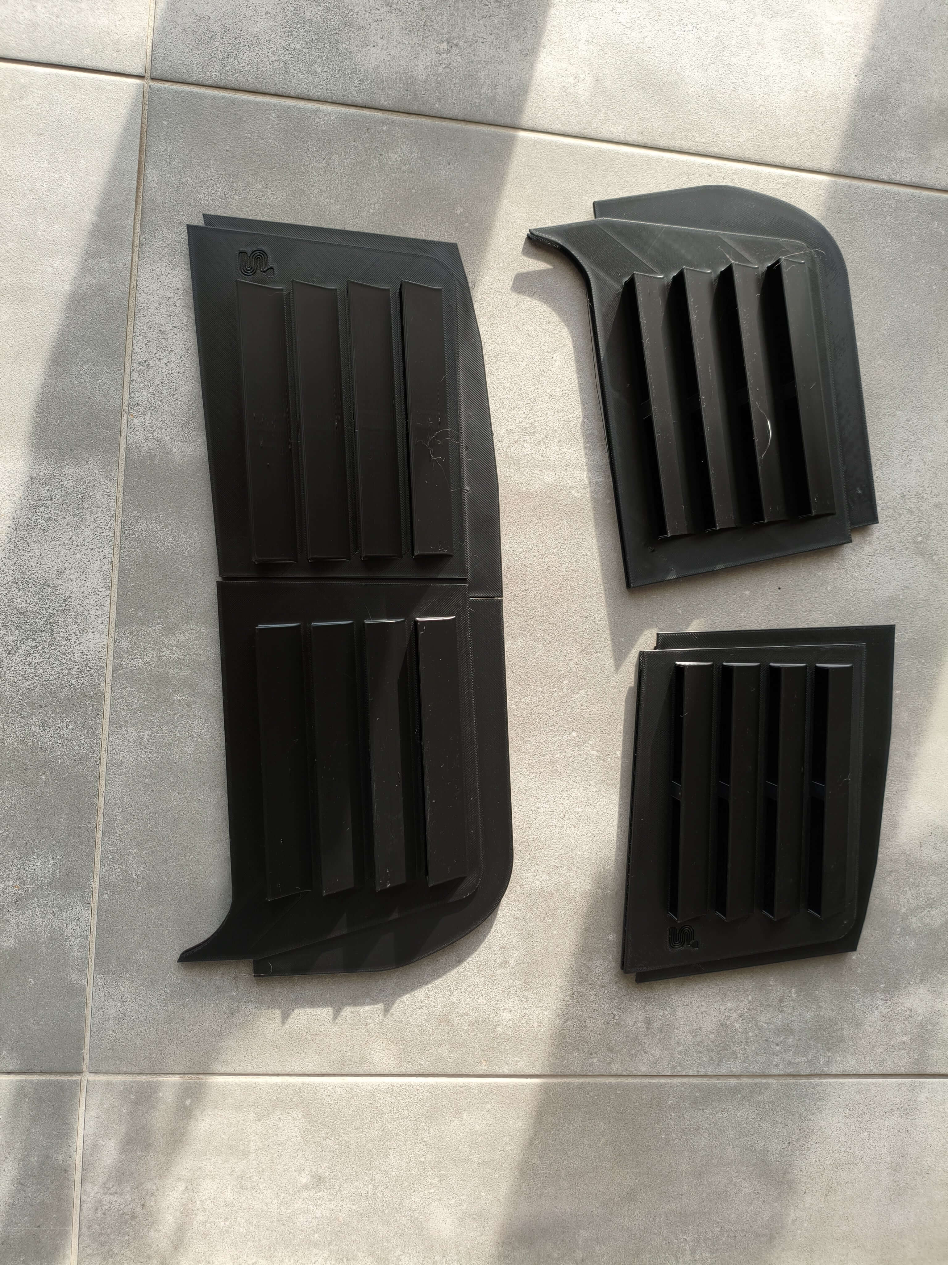 Ventilation grilles for front windows Ducato II 2